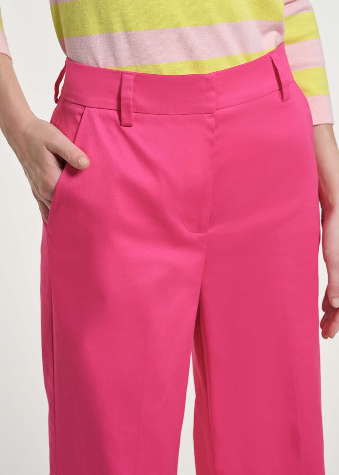 Cotton Sateen Trouser