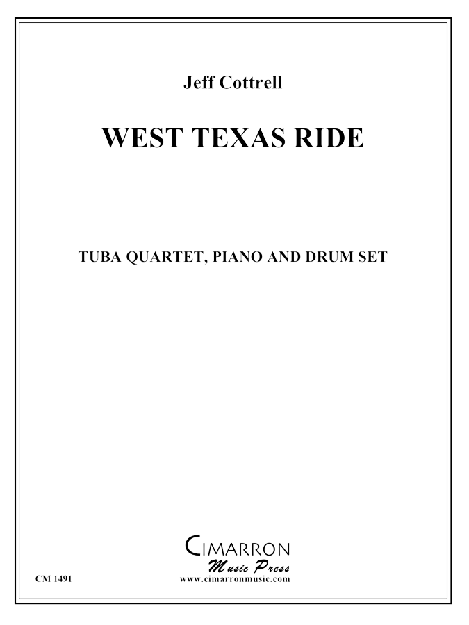 Cottrell, J. - West Texas Ride - Tuba quartet (EETT)