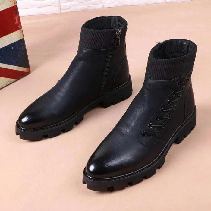 Black with fur / 38 EUR/6 US/5.5 UK
