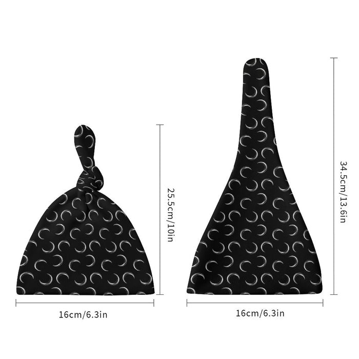 Crescent Moon Baby Hats (Set of 2) - PRE ORDER