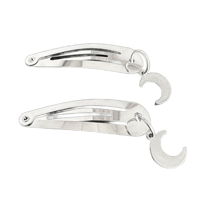 Crescent Moon Barrettes