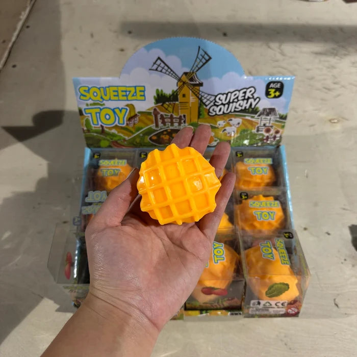 Crunchy Waffle Squish Toy