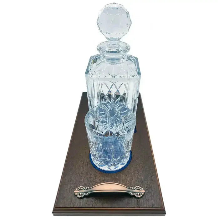 Crystal Whisky Decanter Set with 1 Glass - John Bull Clothing  from  John Bull Clothing