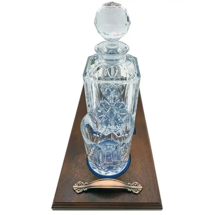 Crystal Whisky Decanter Set with 2 Glasses - John Bull Clothing  from  John Bull Clothing