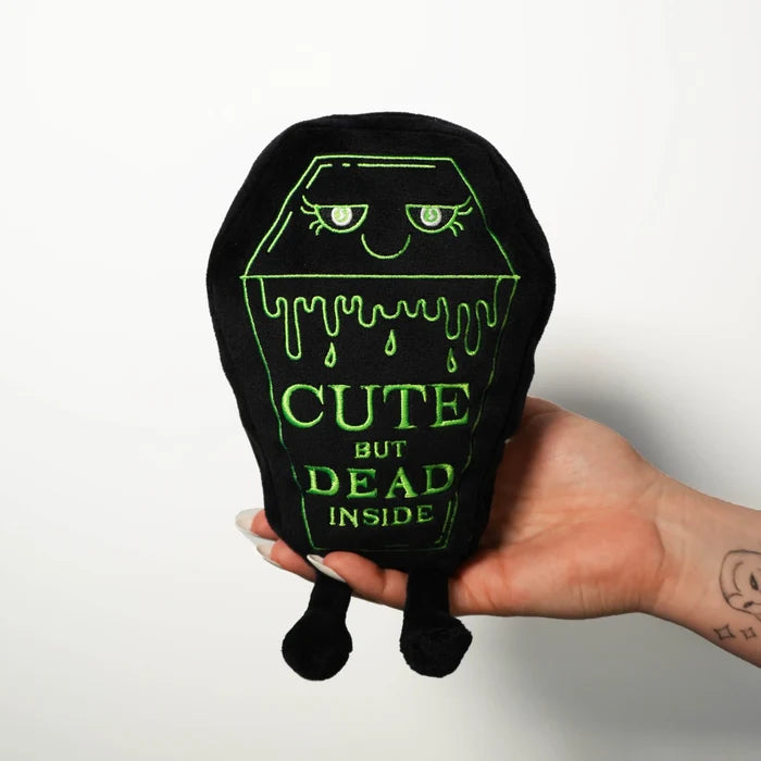 Cute But Dead Inside Coffin Plush Toy