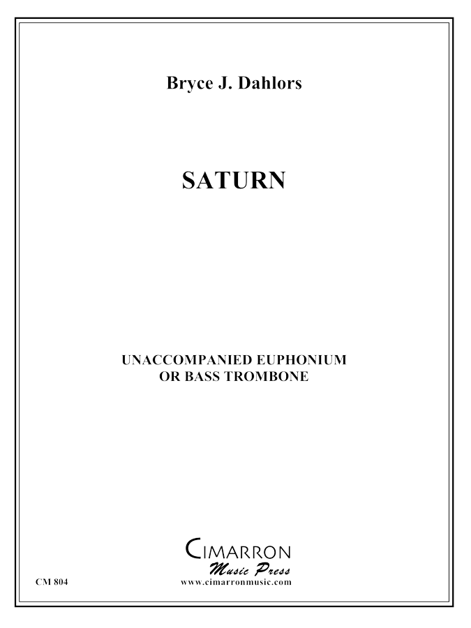 Dahlfors, Bryce - Saturn - Euphonium and Piano