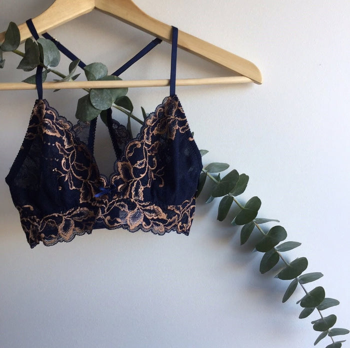 Dahlia Bralette | Navy