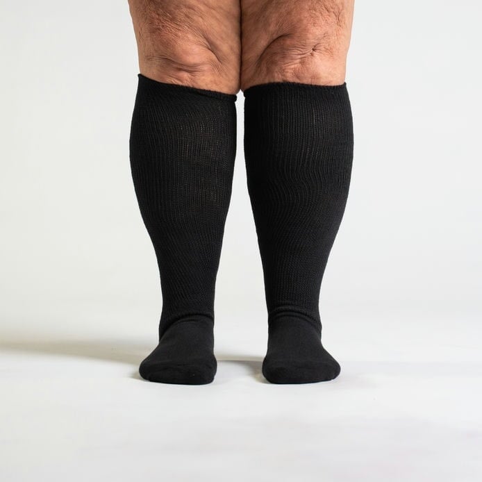 Viasox Dark & Delicate EasyStretch™ Socks Bundle 5-Pack stretched display