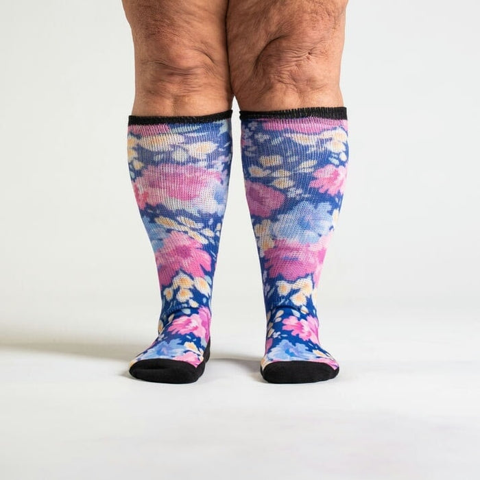 Viasox Dark & Delicate EasyStretch™ Socks Bundle 5-Pack detail close-up
