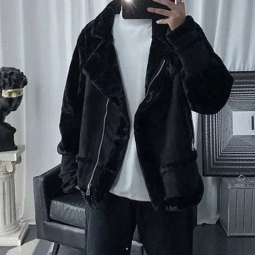 DEER winter jacket - AntoniosClothing - black
