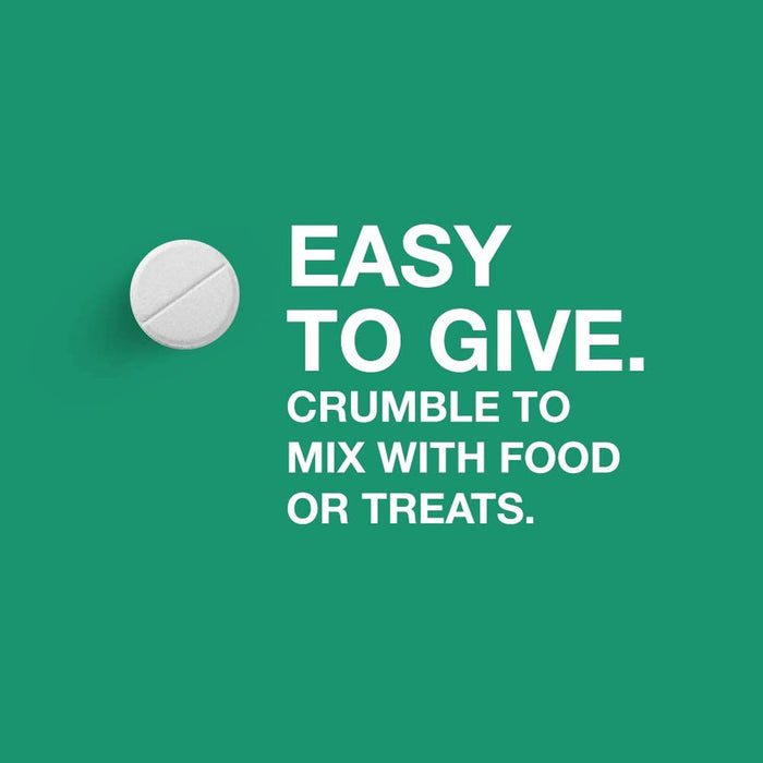 Easy to give crumble to mix with food or treats.