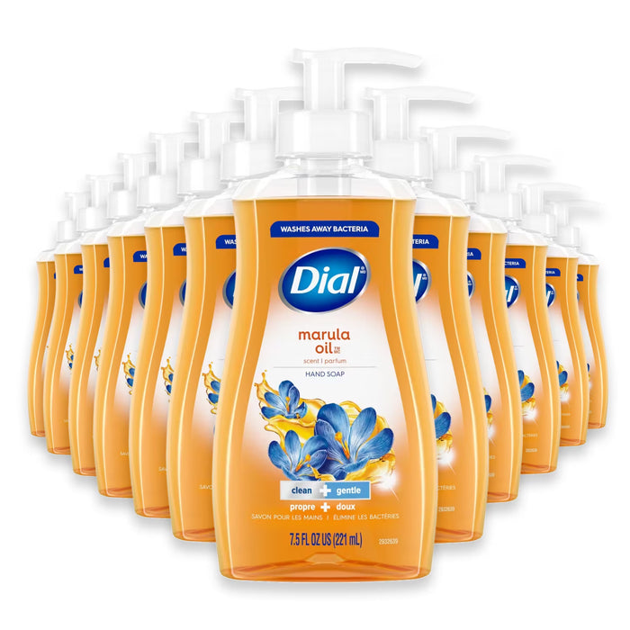 Dial Marula Oil Liquid Hand Soap - 7.5 oz - 12 Pack