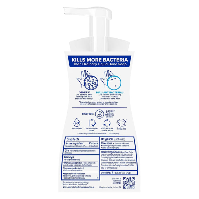 Dial White Tea Foaming Hand Wash - 7.5 oz - 6 Pack