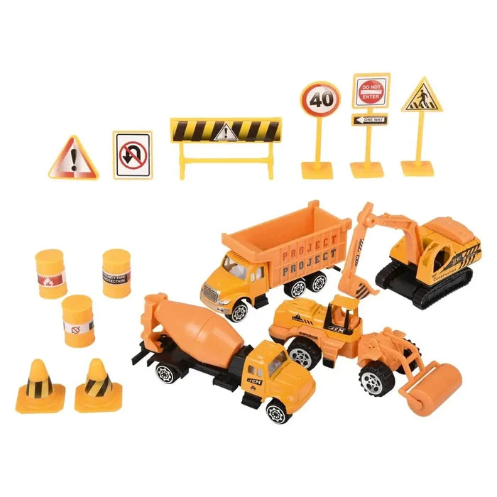 Die Cast 15pc Construction Set