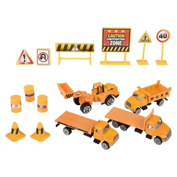 Die Cast 15pc Construction Set