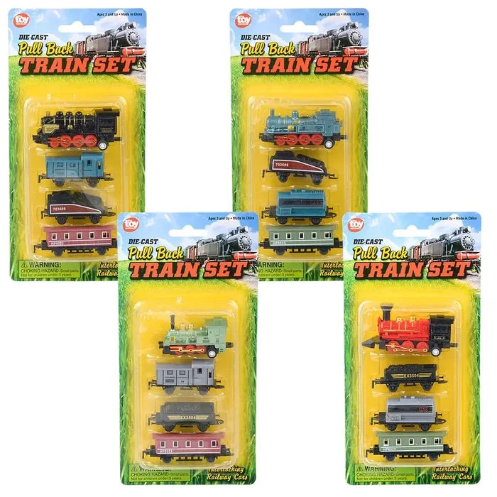 Die Cast Locomotive Set