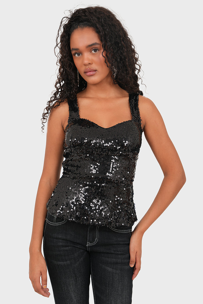 "Dolly" top black