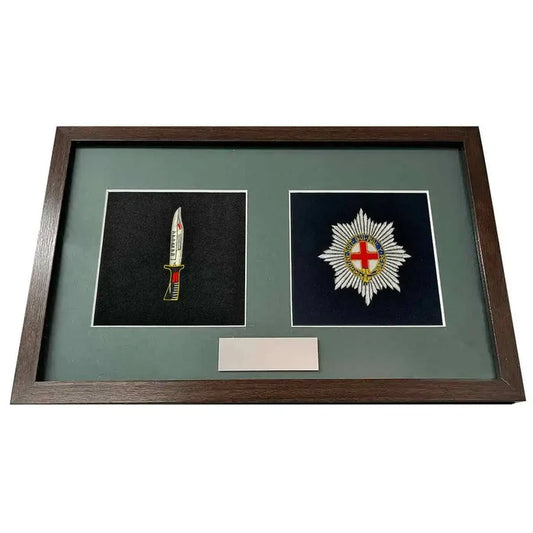 Double Frame Army Presentation - Infantry Badge and Other - John Bull Clothing  from  John Bull Clothing