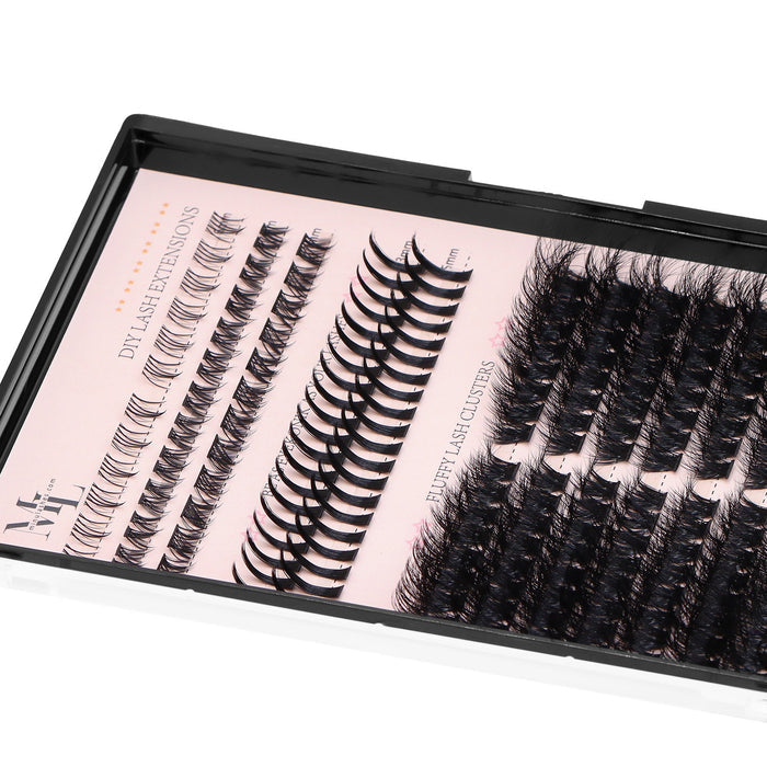 Drama Queen Fluffy Lash Extensions  D Curl – Black