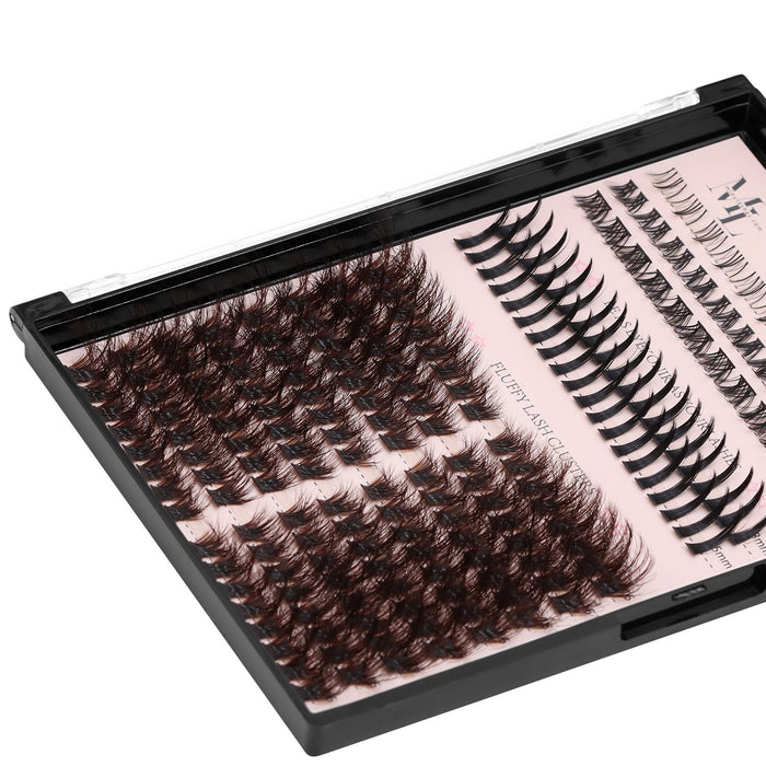 Drama Queen Fluffy Lash Extensions  D Curl – Dark Brown