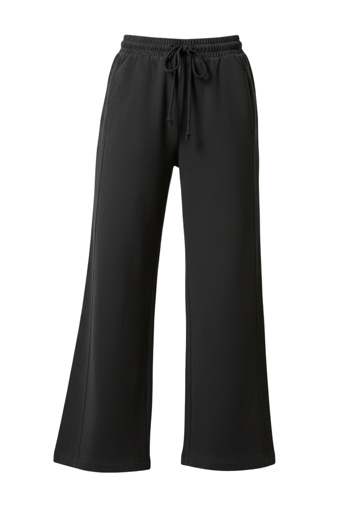 Drawcord Wide Leg Pant