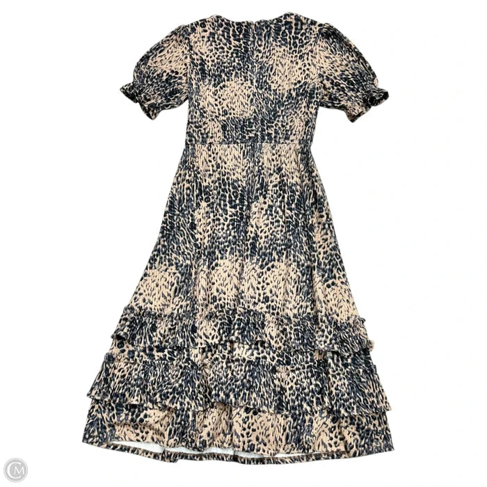 Dress Casual Maxi By Hutch In Tan & Black, Size: M