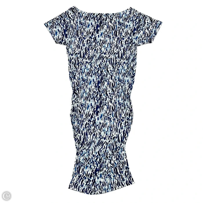 Dress Casual Maxi By Veronica M In Blue & White, Size: M