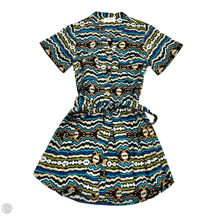 Dress Casual Short By Elizabeth James In Black & Tan, Size: Xs