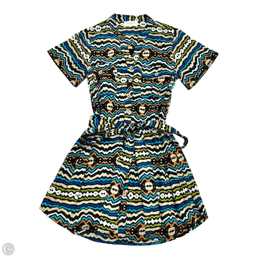 Dress Casual Short By Elizabeth James In Black & Tan, Size: Xs