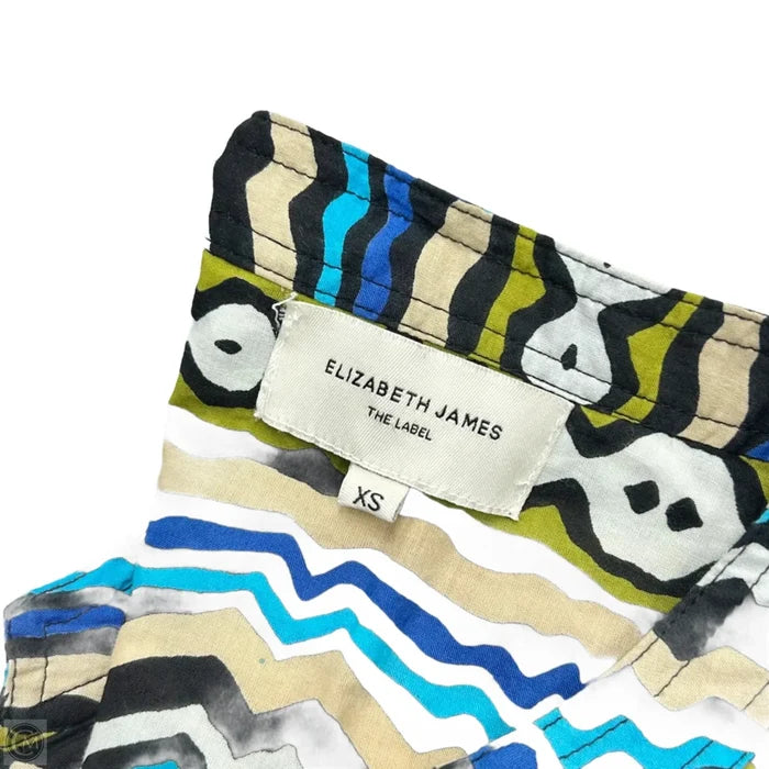Dress Casual Short By Elizabeth James In Black & Tan, Size: Xs