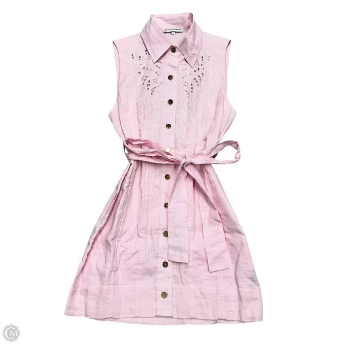Dress Casual Short By Karina Grimaldi In Pink, Size: S