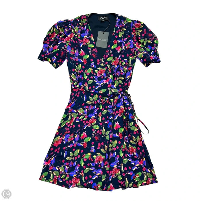 Dress Casual Short By Saloni In Floral Print, Size: S