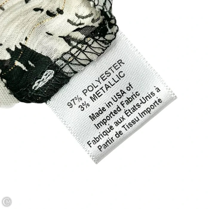 Dress Designer By Misa In Black & White, Size: M