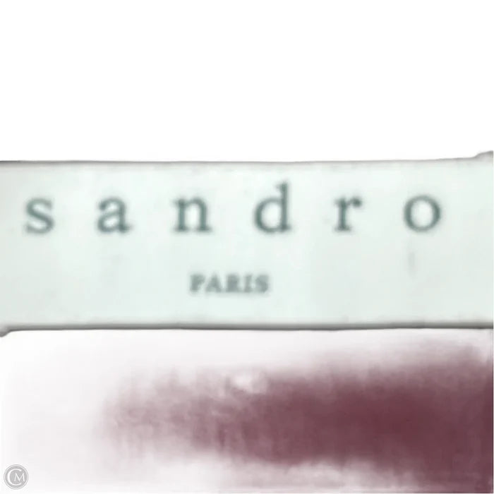 Dress Designer By Sandro In Maroon, Size: M