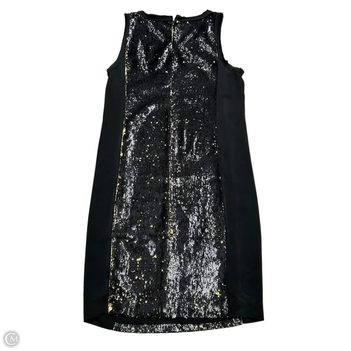Dress Party Midi By Michael By Michael Kors In Black & Gold, Size: S