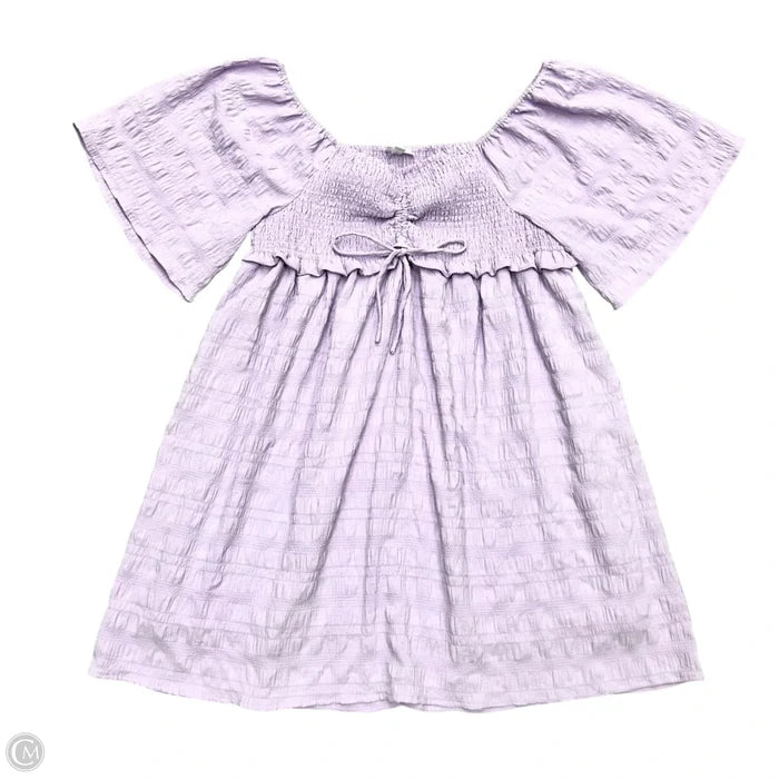 Dress Party Short By Perfectly Priscilla In Purple, Size: 3x
