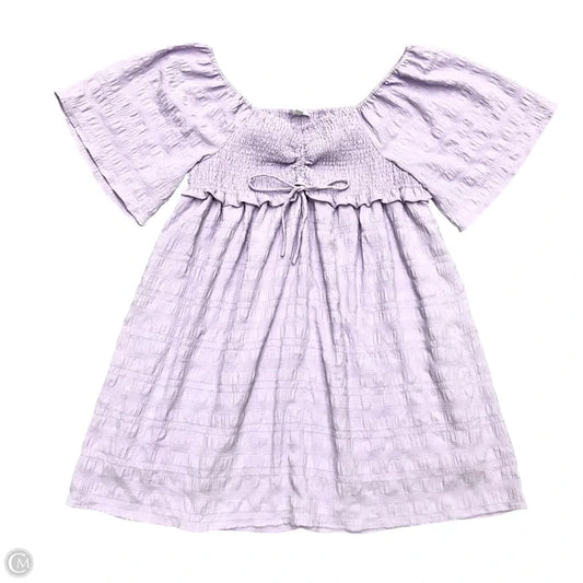 Dress Party Short By Perfectly Priscilla In Purple, Size: 3x