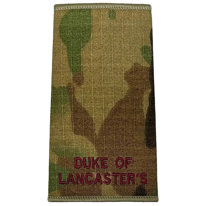 Duke of Lancasters Multicam Rank Slides (Pair) - John Bull Clothing Private from  John Bull Clothing