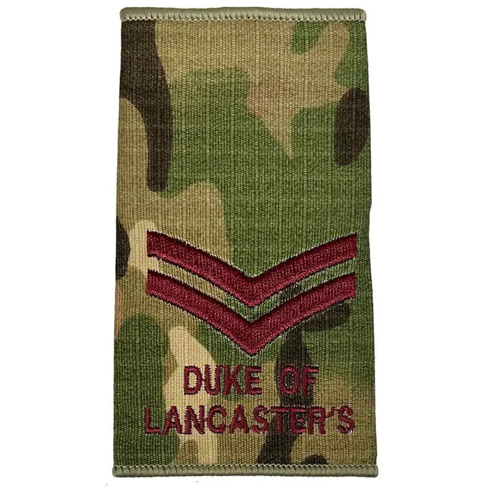 Duke of Lancasters Multicam Rank Slides (Pair) - John Bull Clothing Corporal from  John Bull Clothing