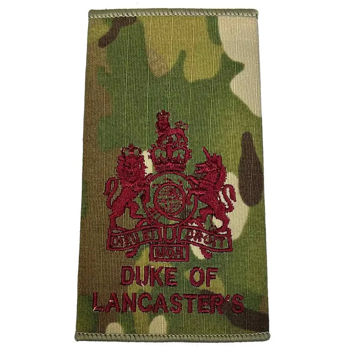 Duke of Lancasters Multicam Rank Slides (Pair) - John Bull Clothing WO1 from  John Bull Clothing