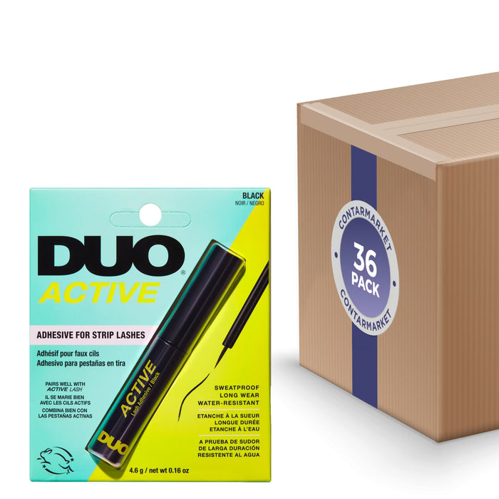 DUO Active Brush-On Strip Lash Adhesive Black - 0.16 oz - 36 Pack