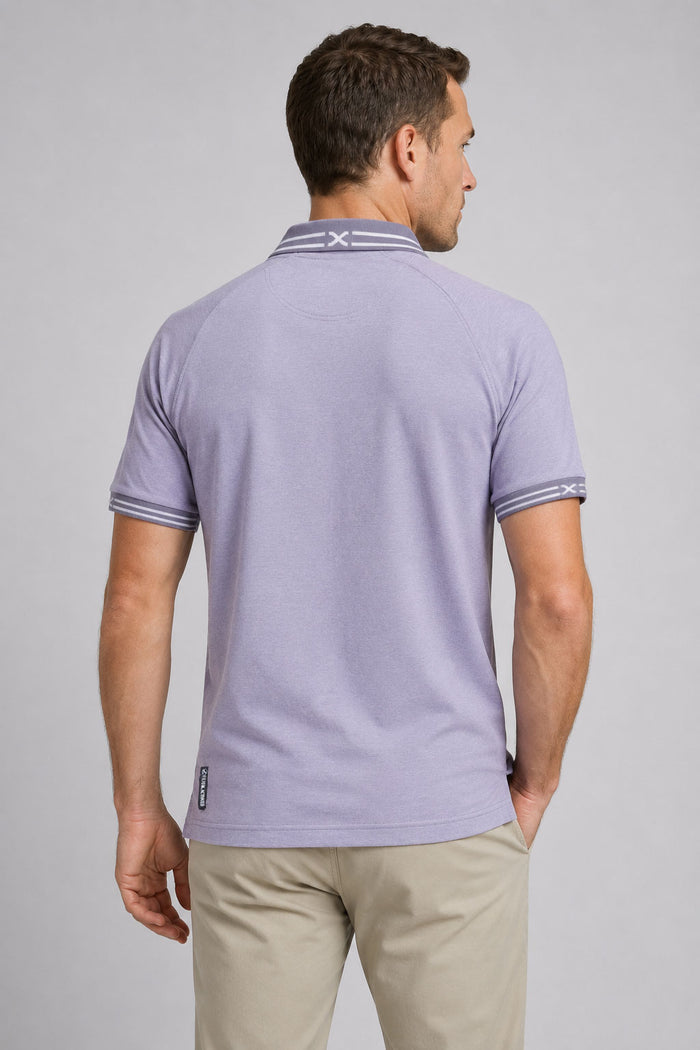 Eldrick | Men's Two-Tone Pique Polo