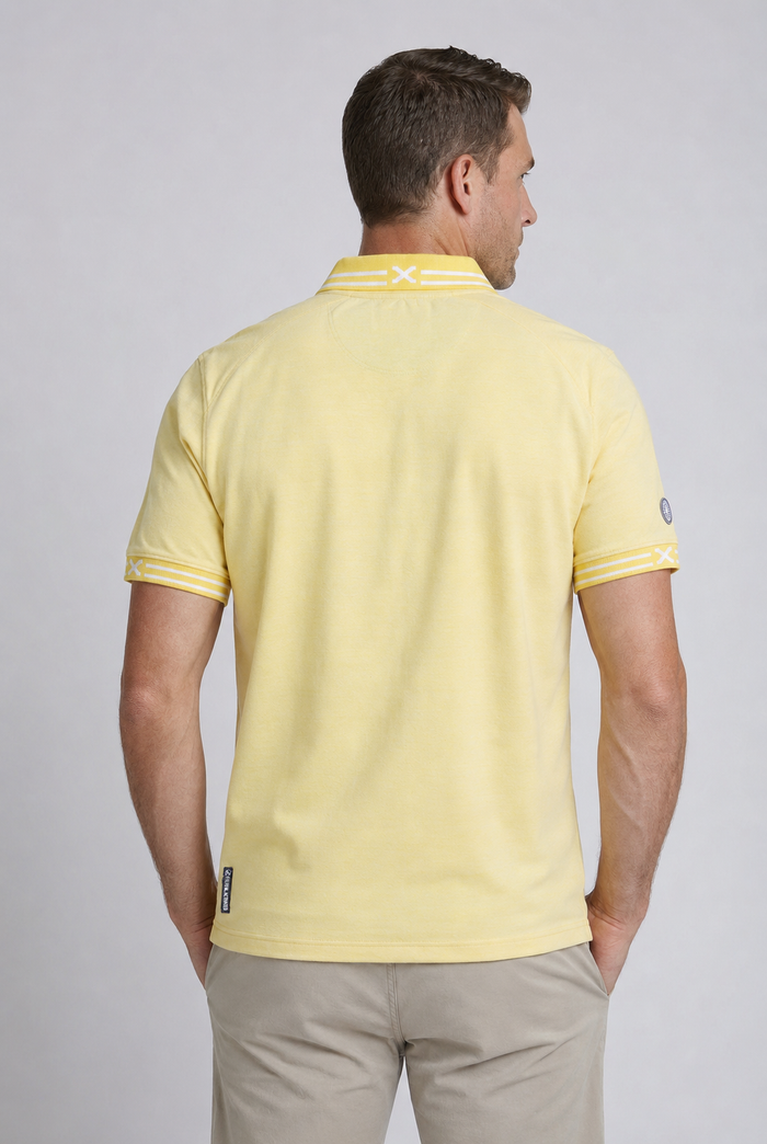 Eldrick | Men's Two-Tone Pique Polo