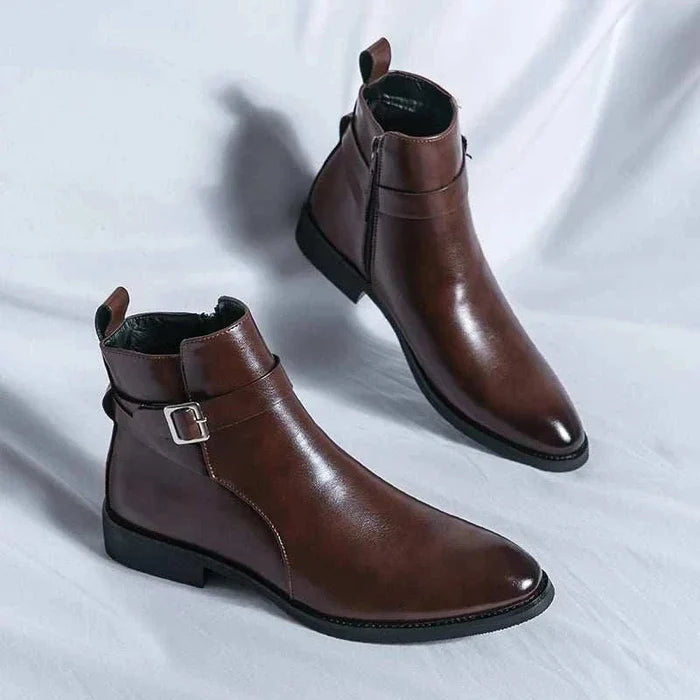 Elegant luxury boots - AntoniosClothing - Brown