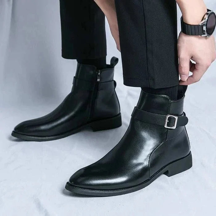 Elegant luxury boots - AntoniosClothing - Brown