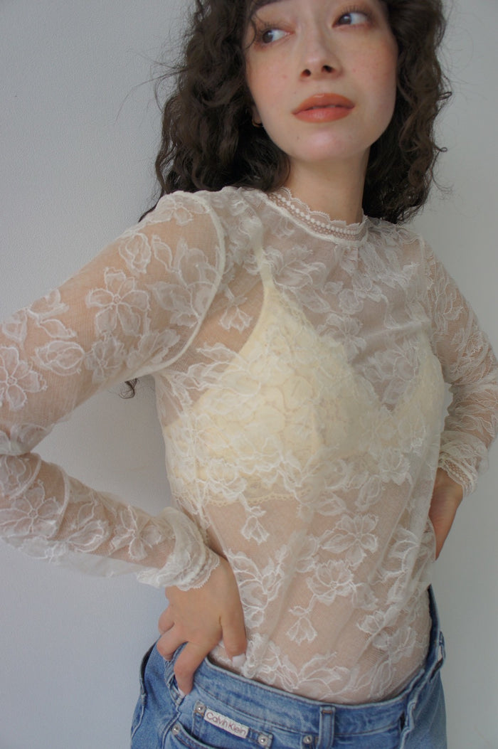 Ellis Lace Tops | Ivory