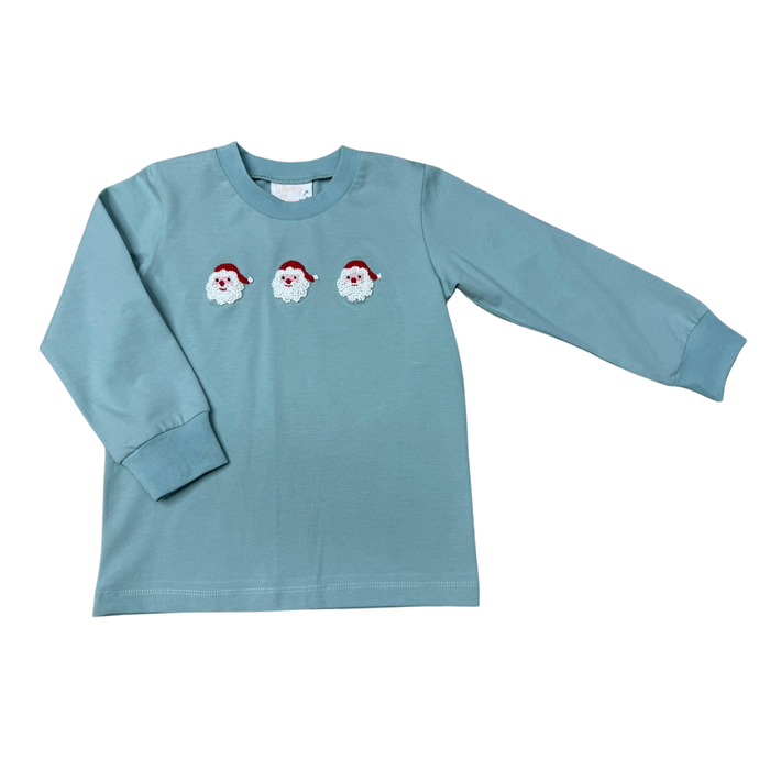 Embroidered Long Sleeve Tee - St. Nick