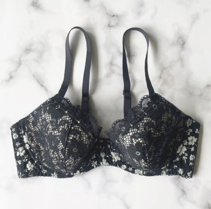 Fairy 3/4 Cup Underwire Bra | Navy