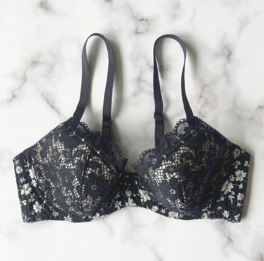 Fairy 3/4 Cup Underwire Bra | Navy