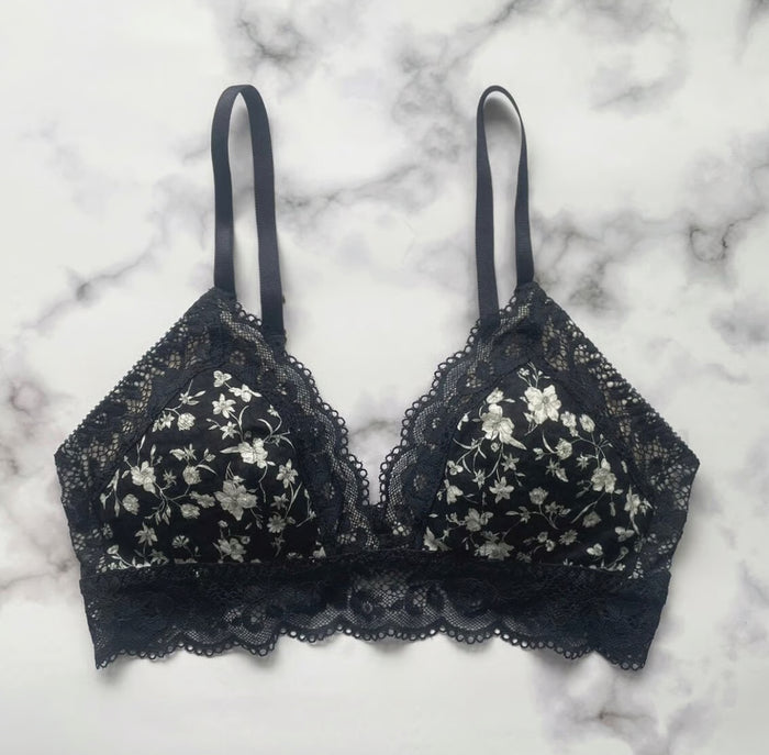 Fairy Triangle Bralette | Navy